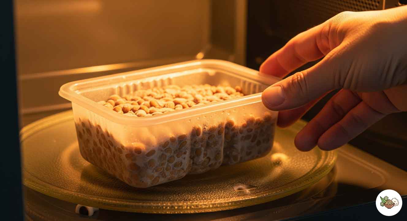 納豆を冷凍からレンジで解凍する際の注意点
