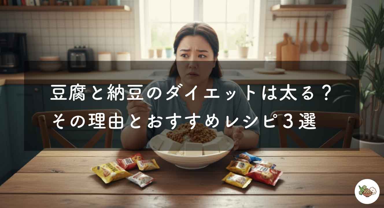 豆腐と納豆のダイエットは太る？その理由とおすすめレシピ３選