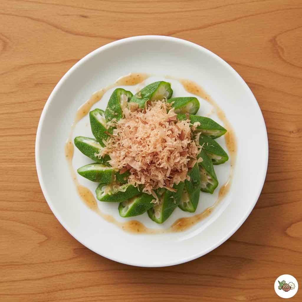 定番！オクラのおかかポン酢